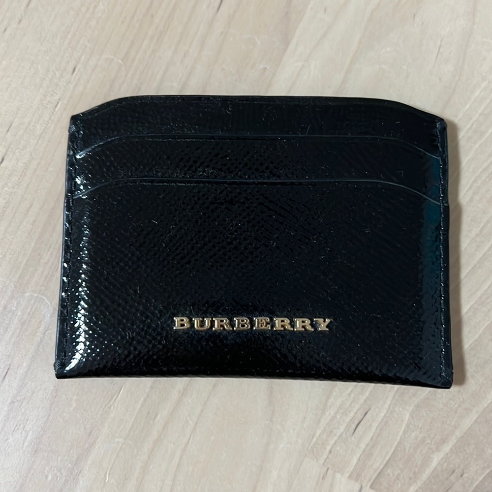 Burberry leather card case